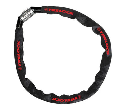 Trelock BC C115 110 4 zw - kettingslot, 110 cm, zwart