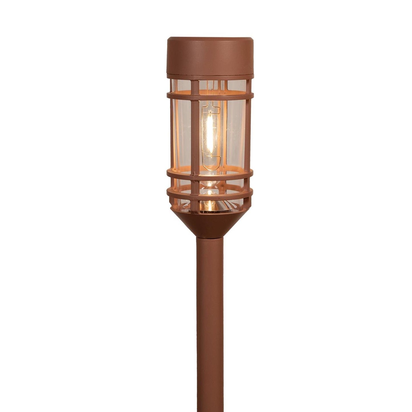 Anna's collection linterna solar led metal terra 7x48cm