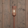 Anna's collection linterna solar led metal terra 7x48cm