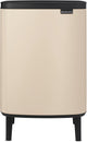 Brabantia bo hi prullenbak - 12 liter - soft beige