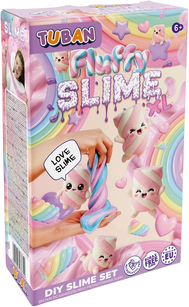 Tuban craft kit diy slime | fluffy xl