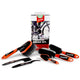 Cyclon Pincel Set para la limpieza de bicicletas en la bolsa
