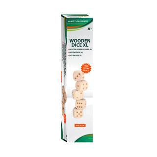 Alerta de dados al aire libre Set XL Wood Completo con bloqueo de puntaje