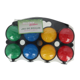 Alert Alert Jeu de Boules Set with 8 plastic balls