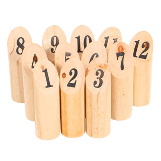 Alert outdoor houten werpspel met handig opbergnet | 2 stuks