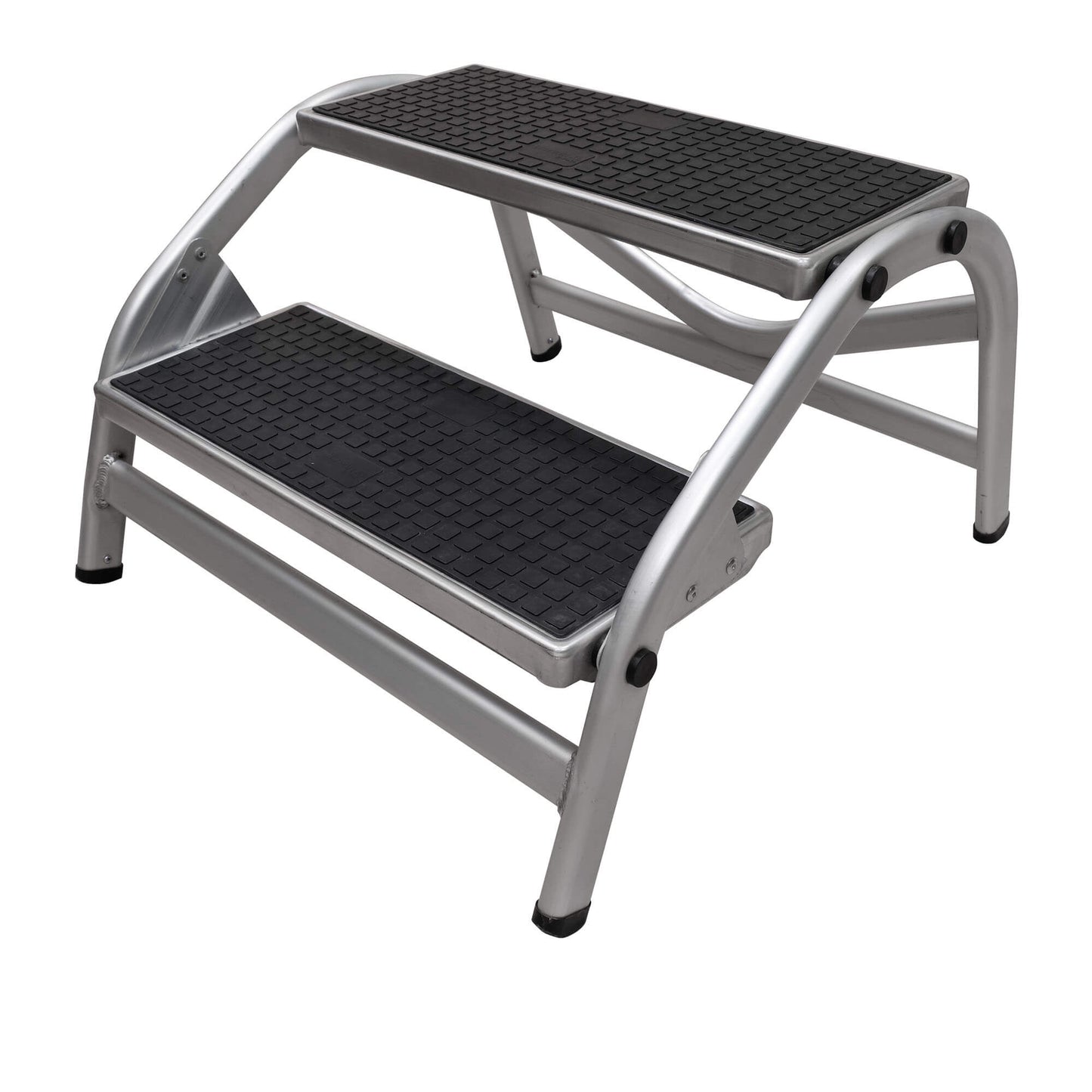 Escalón doble Darwin XL de aluminio con escalones extra anchos