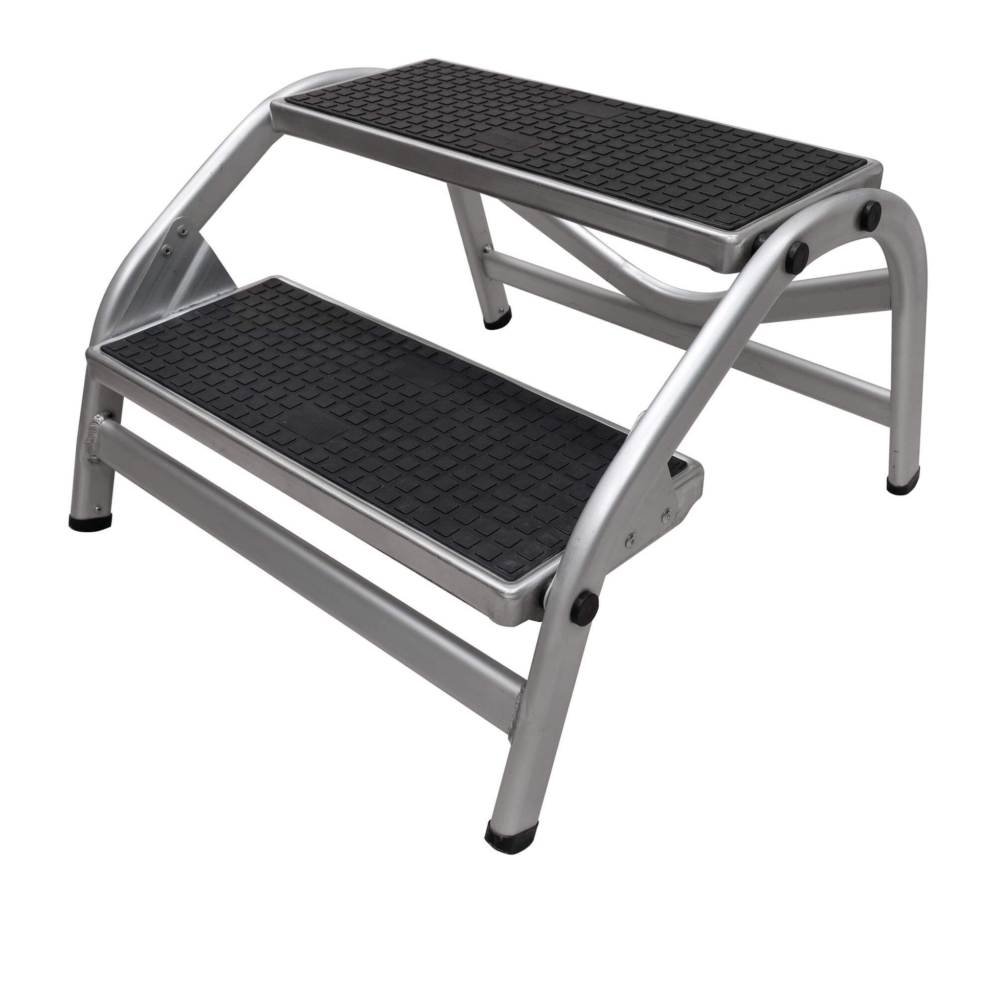 Escalón doble Darwin XL de aluminio con escalones extra anchos