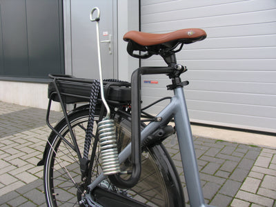 M-Wave Hondenlijn voor fiets met fietsbeugel 92 cm rood zwart