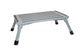 Escalón plegable de aluminio Victoria XL con superficie para caminar extra grande