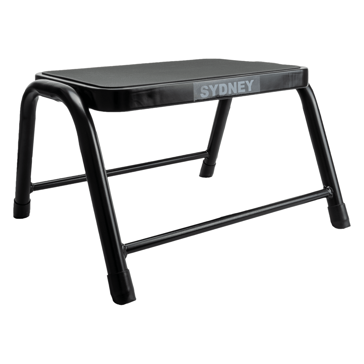Sydney steel step stool black