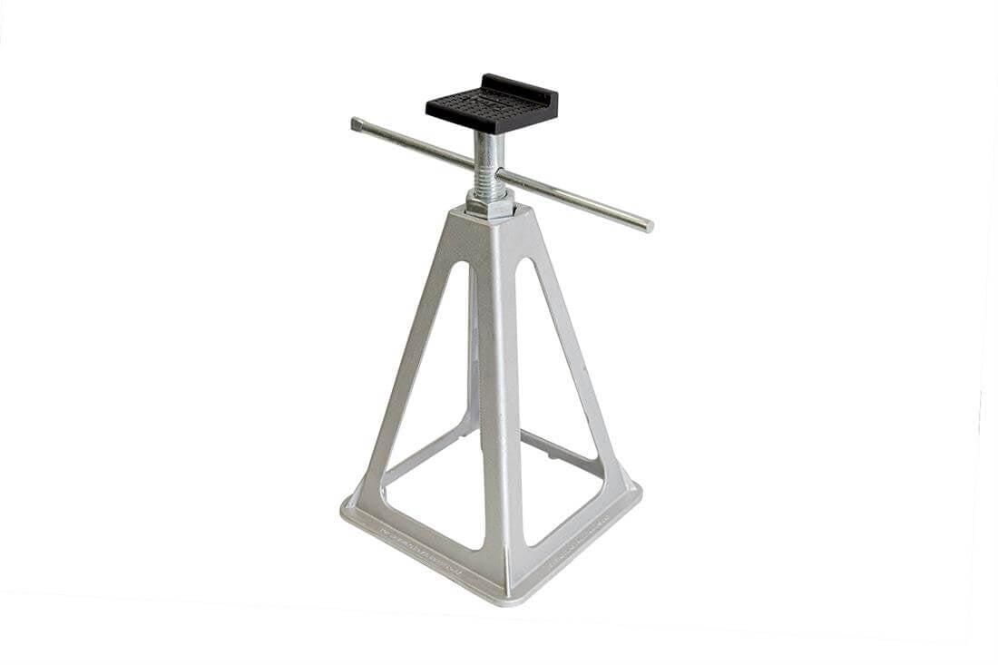 Soportes de eje Carajack de aluminio con tapas de plástico - juego de 4 piezas