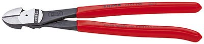 Knipex kracht-zijsnijtang 74 01 250 kniptang (rood)