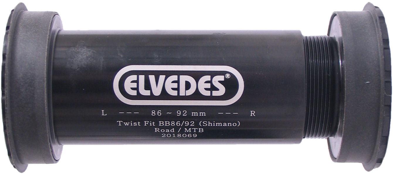 Eje de pedalier Elvedes Twist Fit BB86 BB92 Shimano