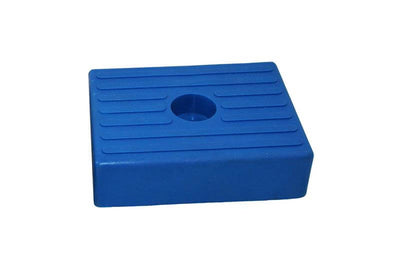 Cojín de remolque de barco de poliuretano 130x100mm azul
