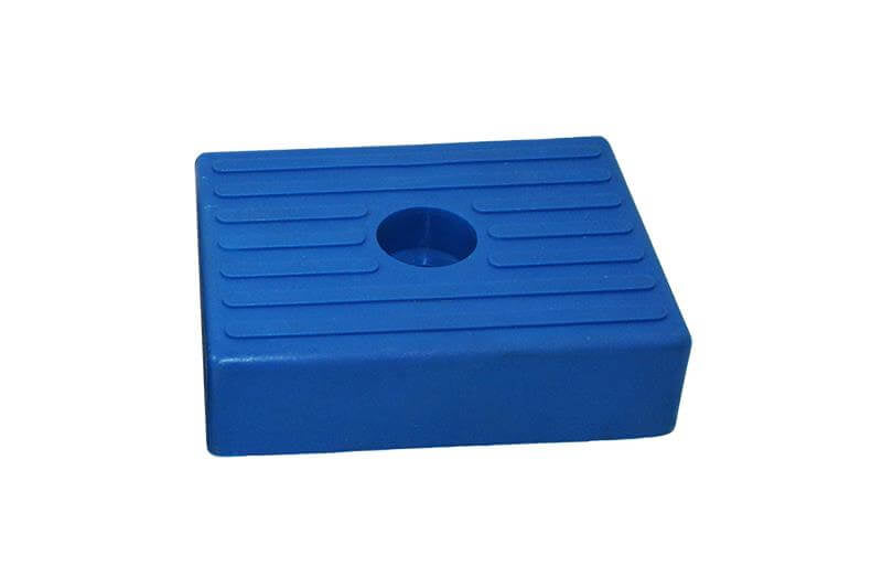 Cuscino rimorchio barca in poliuretano 130x100mm blu