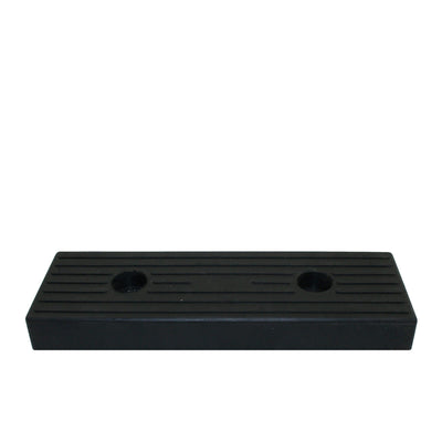 Cojín de goma para remolque de barco 300x100mm negro