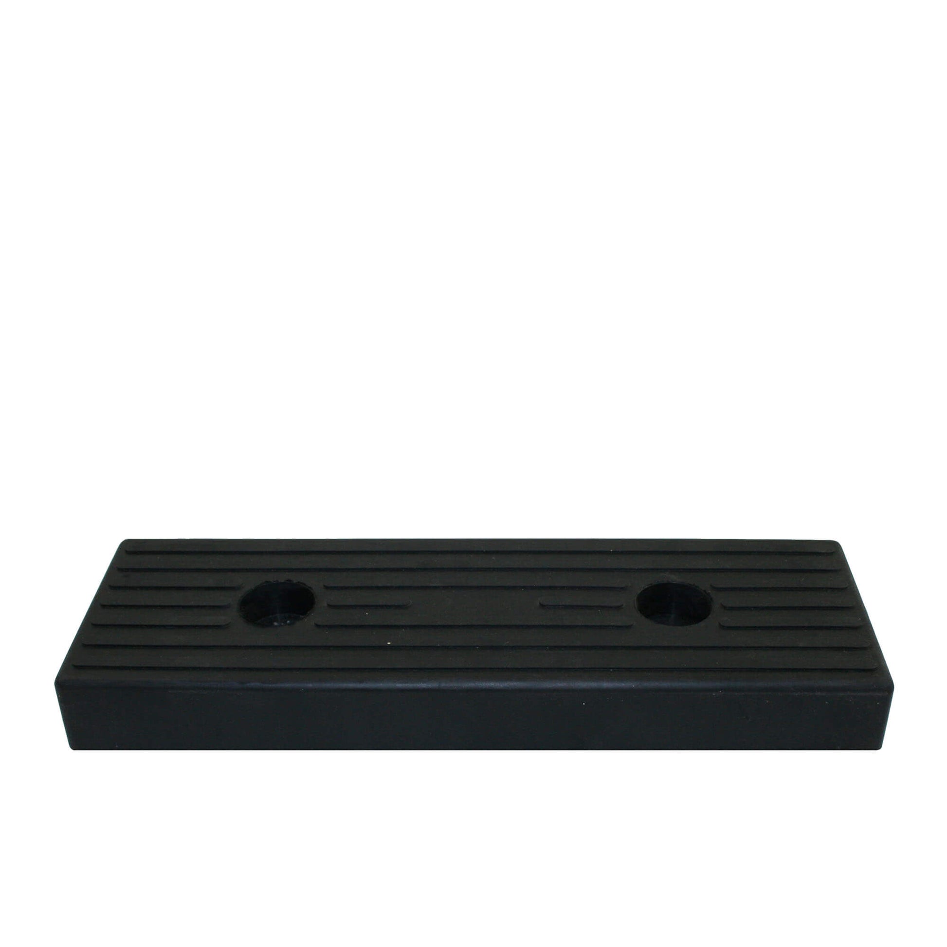 Cojín de goma para remolque de barco 300x100mm negro