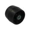 Rimorchio per sentina a rulli in gomma 115x86mm nero