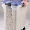 Contenedor de almacenamiento Atertight transparente azul