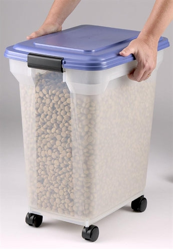Contenedor de almacenamiento Atertight transparente azul