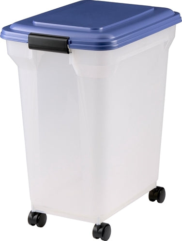 Contenedor de almacenamiento Atertight transparente azul