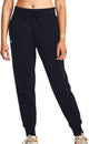 Pantalón deportivo under armour ua rival polar jogger para mujer - negro - blanco