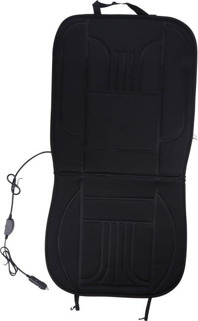 Cuscino riscaldante per seggiolino auto Dunlop All Ride - con connessione 12 V - nero - adatto a qualsiasi auto