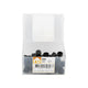 Cover hood Moer M6 Black plastic tub 50 pcs.