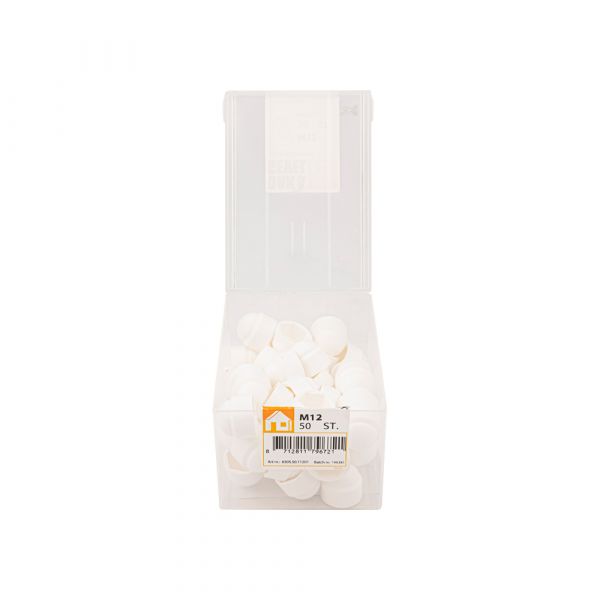 Cubierta del capó MOER M12 Bañera de plástico blanco 50 PC.