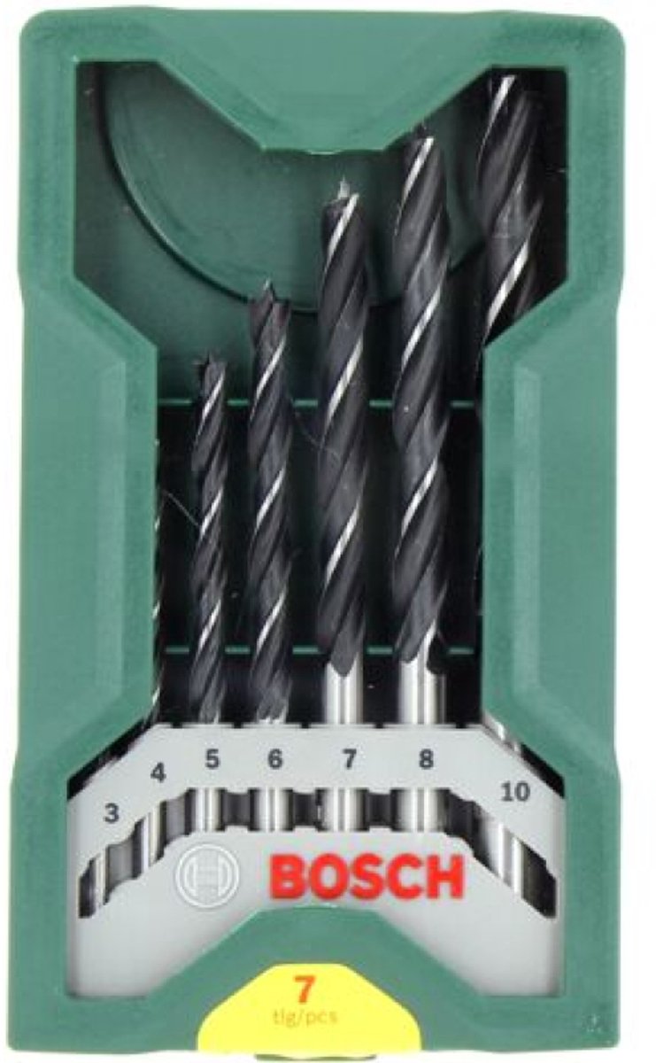 Accesorios Bosch Juego de brocas para madera mini-x-line de 7 piezas - 2607019580