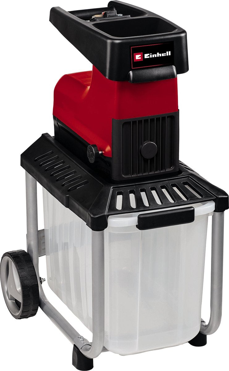 Einhell elektrische hakselaar gc-rs 60 cb - 2300 w - max. takdikte: ø45 mm - 92 db - snijwals - 60 l opvangbak