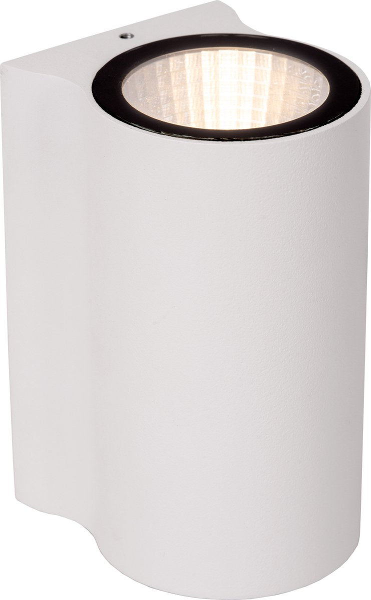 Lucide akra - aplique interior exterior - led - 1x6w 2700k - ip54 - blanco