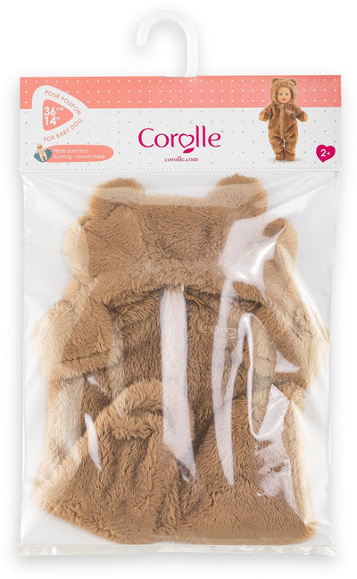 Mono con oso pardo y banderines Corolle - 36 cm