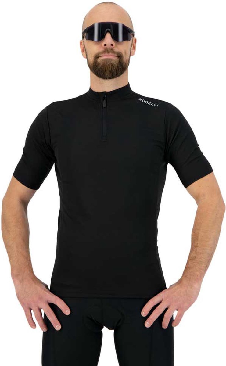 Maglia ciclismo Rogelli core uomo - maniche corte - nera - l