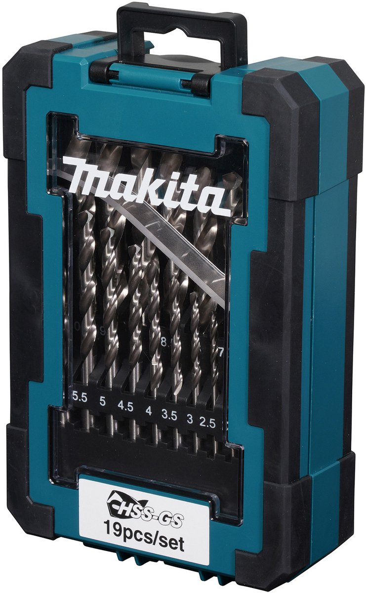 Set punte per metallo Makita hss-gs 19 pezzi - d-78352