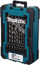 Juego de brocas para metal makita hss-gs 19 piezas - d-78352
