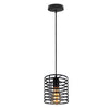 HomeStyle Pro Homestyle MK014-B Lámpara de colgación industrial 16x19 CM Black Metal