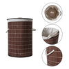 HomeStyle Pro Homestyle Round Round Bamboo Bamboo Lavandry Basking 35x50 cm Brown Blanco