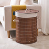 HomeStyle Pro Homestyle Round Round Bamboo Bamboo Lavandry Basking 35x50 cm Brown Blanco