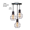 HomeStyle Pro Homestyle MK021-B Lámparas colgantes industriales black metal