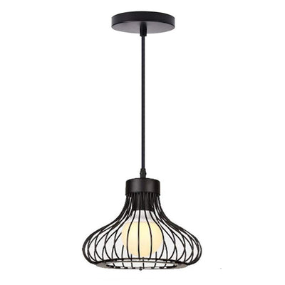 Homestyle pro mk013-b industriële hanglamp 23x20 cm zwart metaal