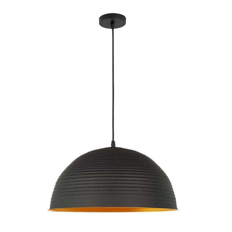 HomeStyle Pro Homestyle MK101-GB Lámpara de colgación industrial 42x22 cm de oro negro