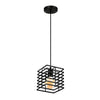 HomeStyle Pro Homestyle MK015-B Lámpara de colgación industrial de 15x18 cm de black metal