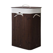 HomeStyle Pro Homestyle Rectangular Bamboo Lavandry Baster 40x30x60 cm Brown Blanco - afbeelding 1