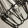 HomeStyle Pro Homestyle MK006-B Lámpara de colgación industrial de 19x23 cm de black metal