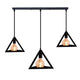 Homestyle Pro Homestyle MK018-B Lampade a sospensione della piramide industriale