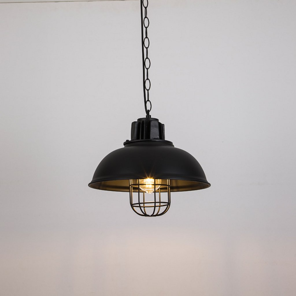 HomeStyle Pro Homestyle MK107-BB Lámpara de colgación industrial 33x26 cm de black metal