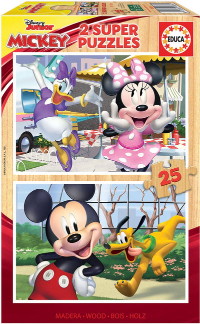 Educa - puzzle - 2 x 25 pieces - mickey friends