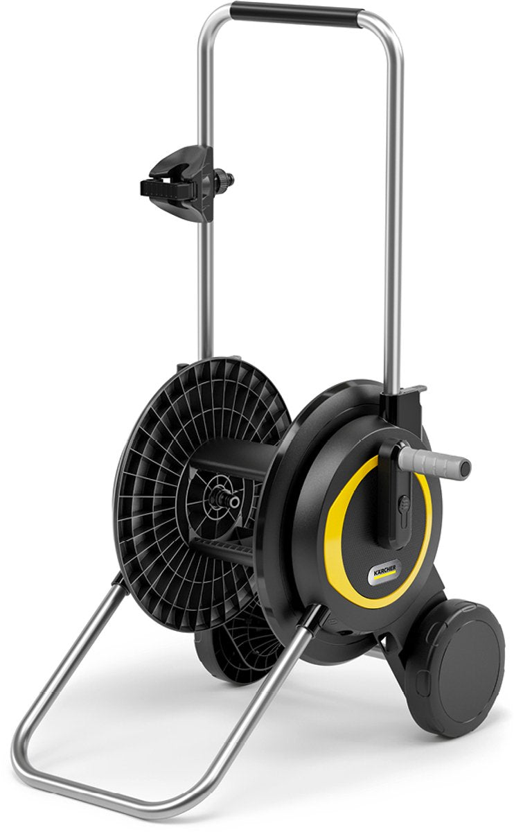 Kärcher ht 3 hose trolley - hose capacity (m) 60 (1 2 ) 50 (5 8 ) 35 (3 4 ) - compact and height adjustable - incl. nozzle holder - excl. garden hose