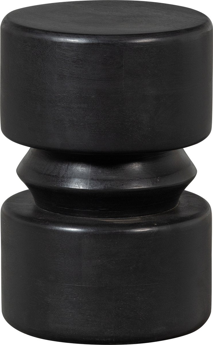 Tavolino in legno tuve - legno - marrone nero - 45x30x30